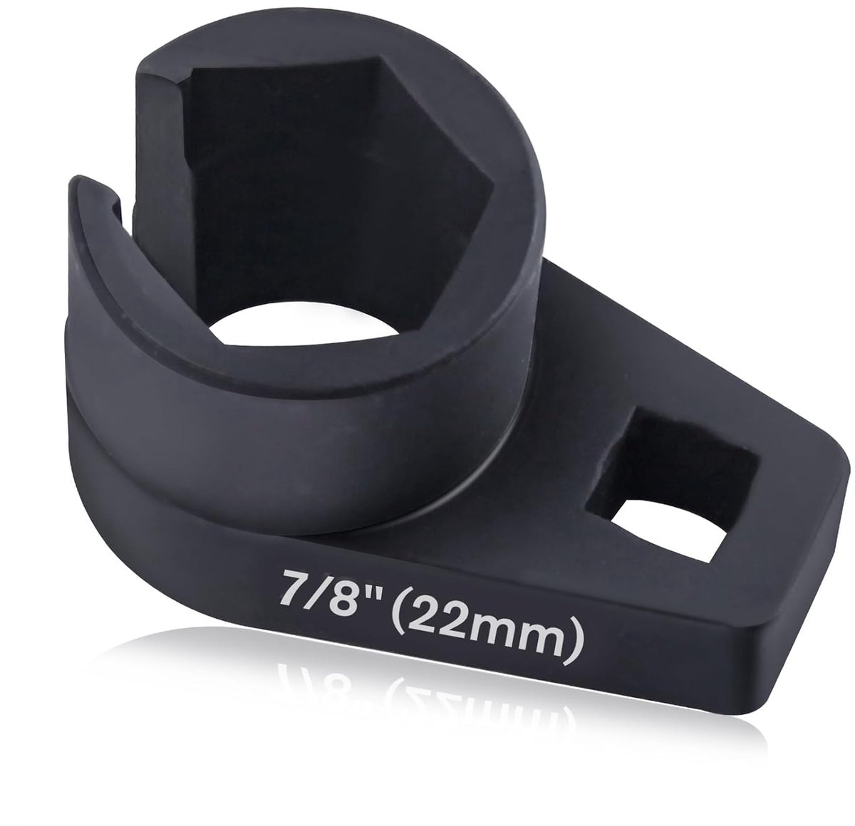Verspringende O2-sensoraansluiting, 7/8 inch (22 mm) met 3/8 inch