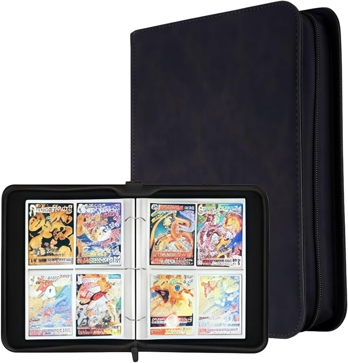 Trading Album voor Verzamelkaarten - Toploader Binder Map met Venster voor 160 Kaarten, Geschikt voor Pokémon en Baseball Kaarten