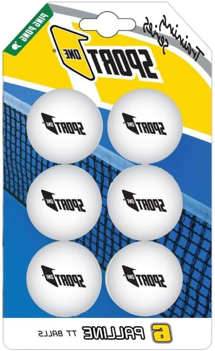 Tafeltennis Ballen - Ping Pong Ballen - Sport Spelen - Kunststof Constructie - 6 stuks - Veelkleurig