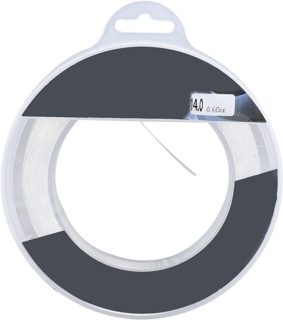 Dailygoods- Vislijn 100 meter - Transparant Nylon - Zeer Sterk - Slijtvast - Voor Zout/Zoet Water - Hoge Trekkracht - Visdraad van Dailygoods — afbeelding 5