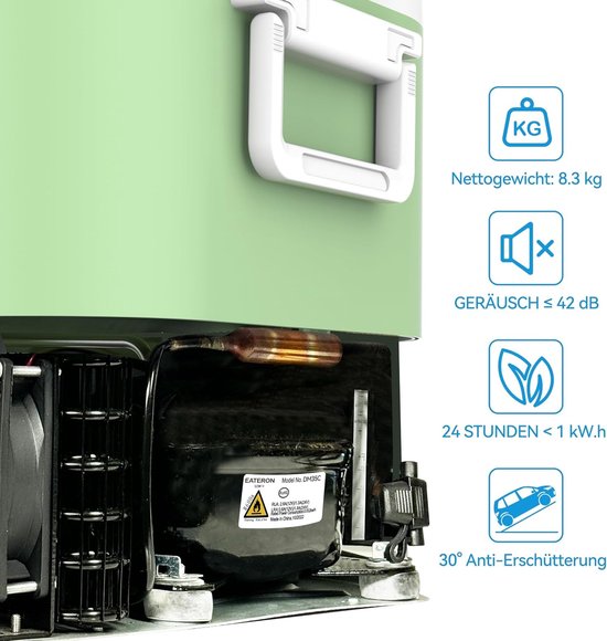 Mini Compressor Koelbox - 12,8 Liter - Tot -18°C - 12V 24V 230V - Draagbare Auto Koelkast van MINI — afbeelding 2