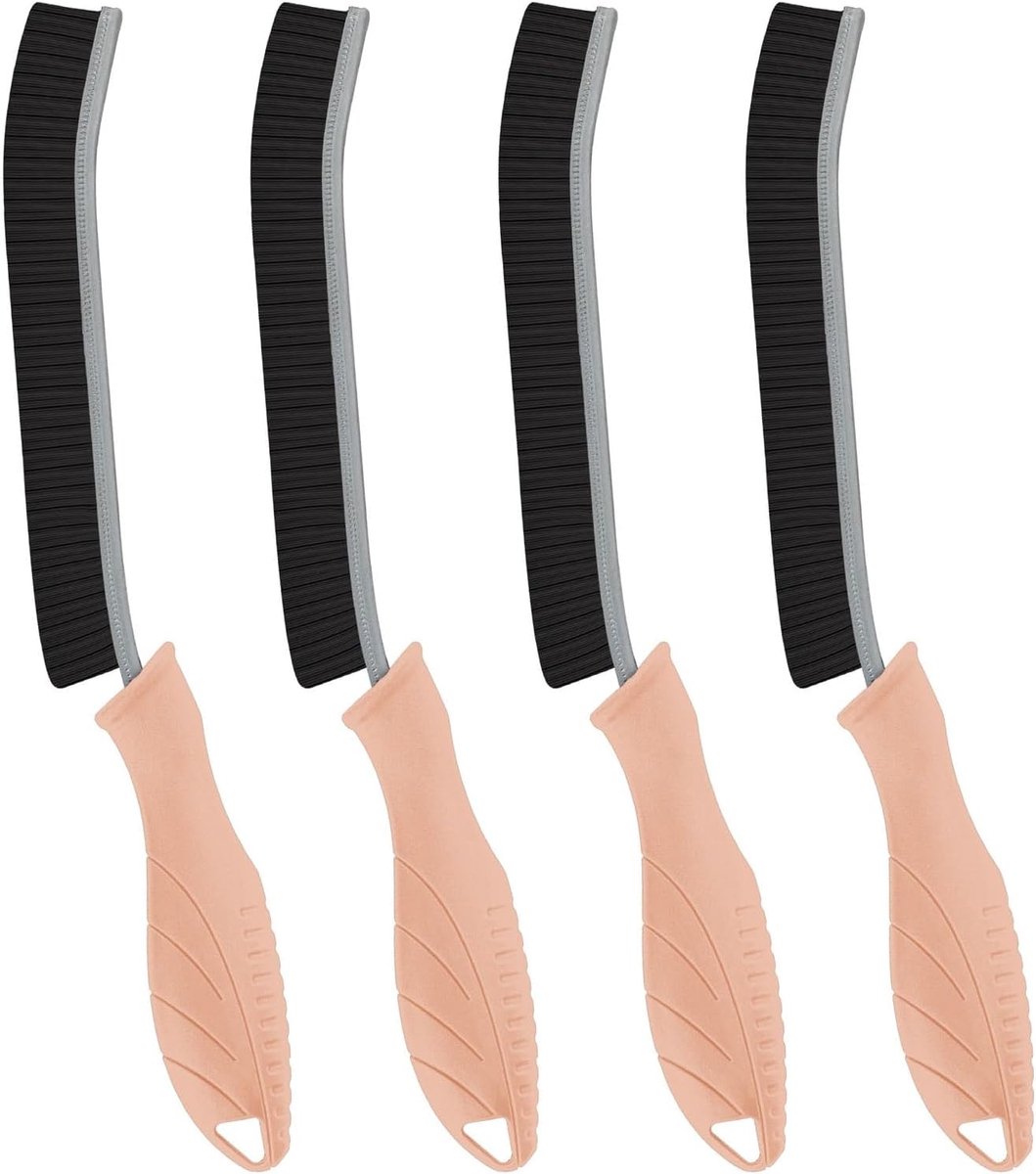 SnelShoppen - TQRR Hoekreinigingsborstel, Voegenborstel, Joint Borstel voor Badkamer, Multifunctionele Reinigingsborstel, Schoonmaakgereedschap voor T