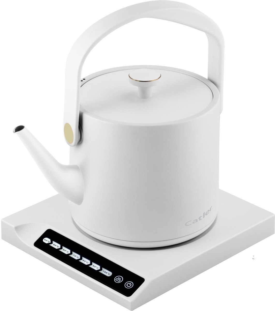SnelShoppen - Waterkoker met Temperatuurregeling en Afneembare Theezeef - Stijlvol Design voor Theeliefhebbers in Keuken, 1,7 Liter, Zwart