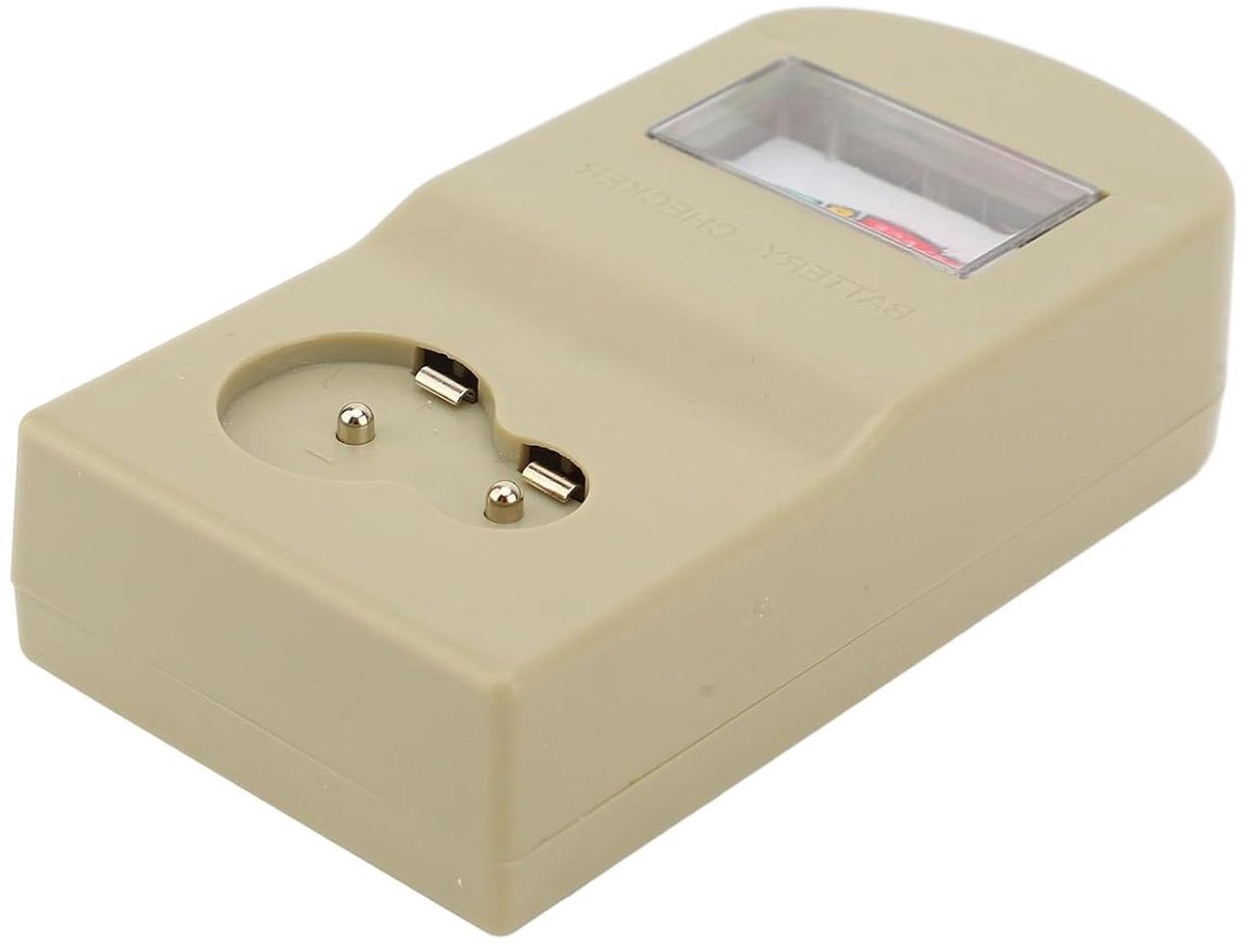 Batterij Tester - Batterij Checker - Batterijen Controleren - Snelle Detectie - 1.5V & 3V - Grijs