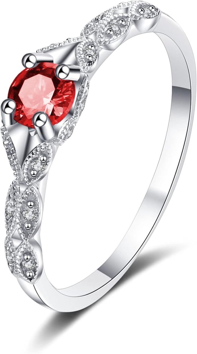 925 Sterling Zilver Gerechtsstijl Ring voor Vrouwen en Meisje, Mode