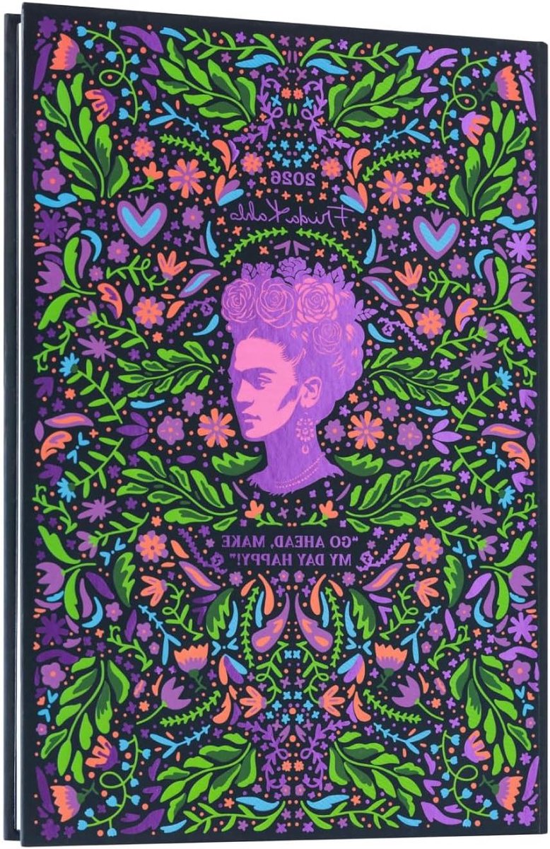 Academische Agenda 2026 - Studentenplanner Weekoverzicht - Academisch Plannen - Frida Kahlo Design - A5 - Multicolor