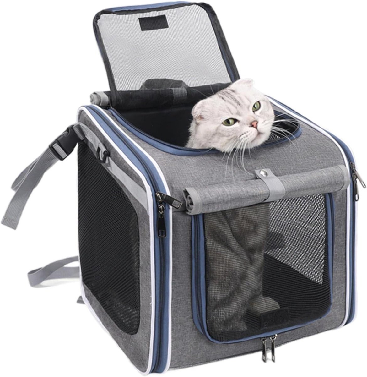 Hondenfietsmand - Huisdierendrager - Veilig Fietsen - Verbeterde Ventilatie - 34L x 33B x 7H cm - Niet gespecificeerd