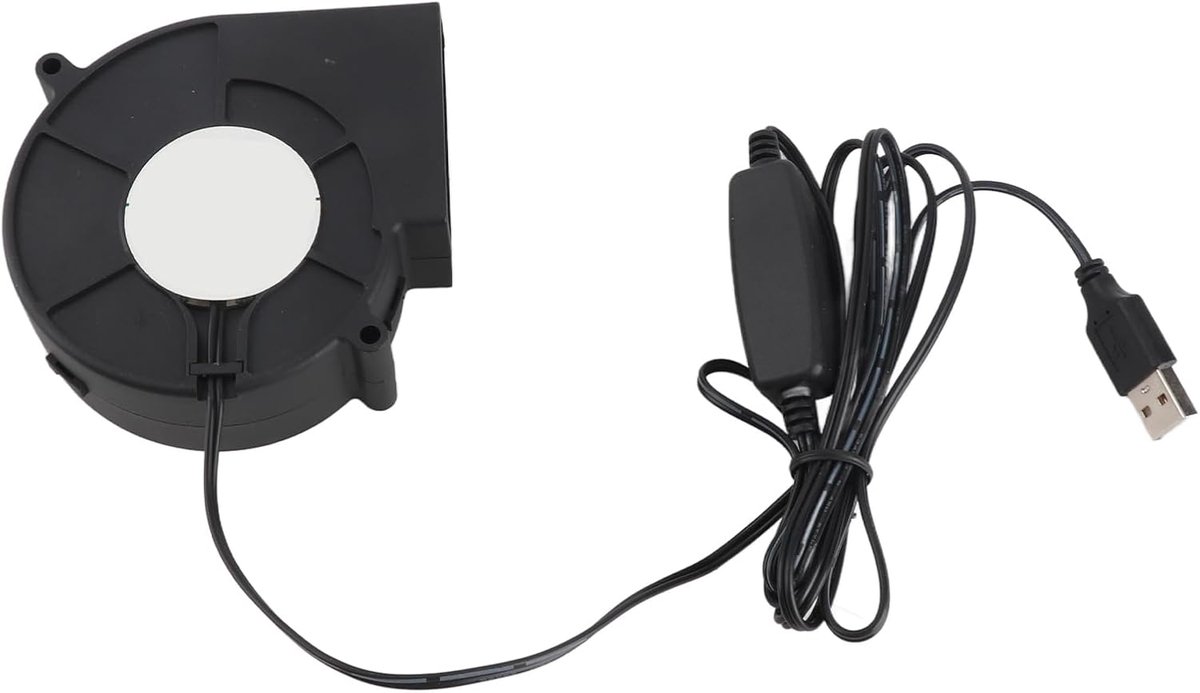 USB-pc-computerbehuizing Ventilator, Ventilator-koelventilator, DC 5V Borstelloze 3800 RPM 22 CFM Computer-koelventilator voor Pc-elektronica 3D-printer