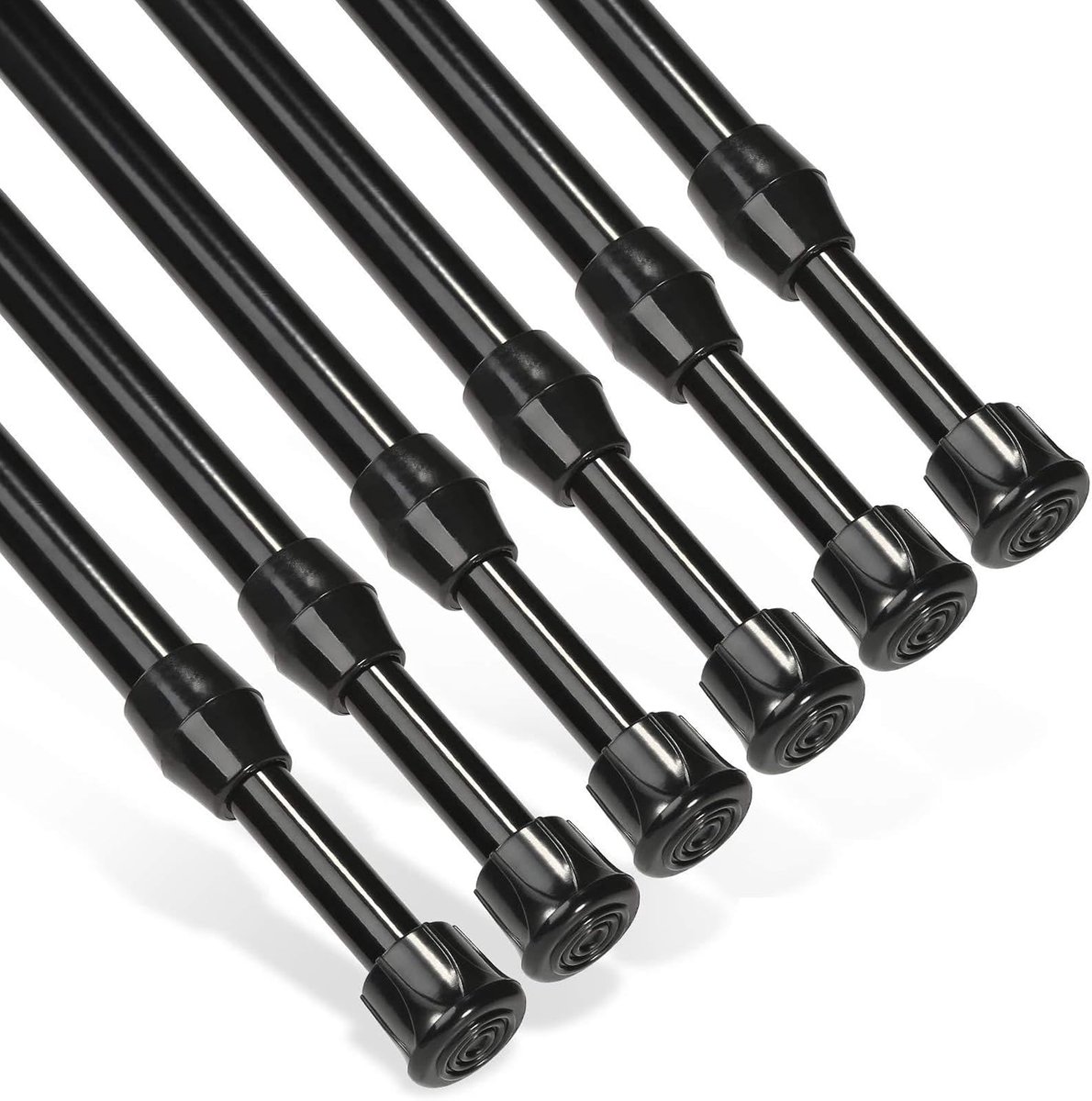 6 stuks spanstang, Goowin 70-120 cm spanstangen voor ramen