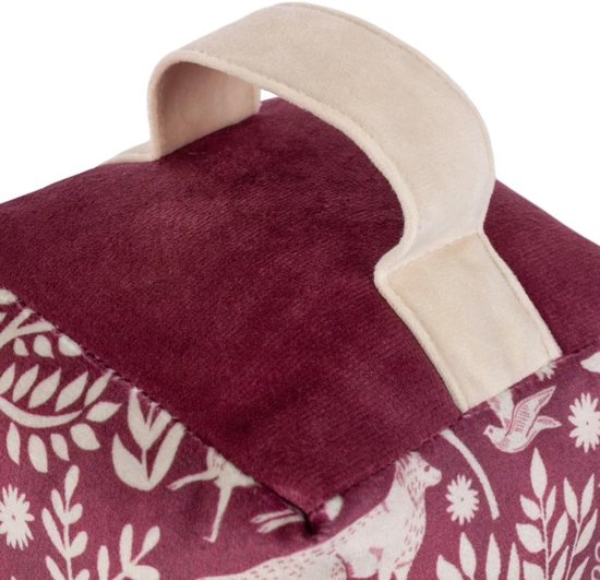 furn. Skandi Woodland Dieren Fluwelen Deurstop — afbeelding 2