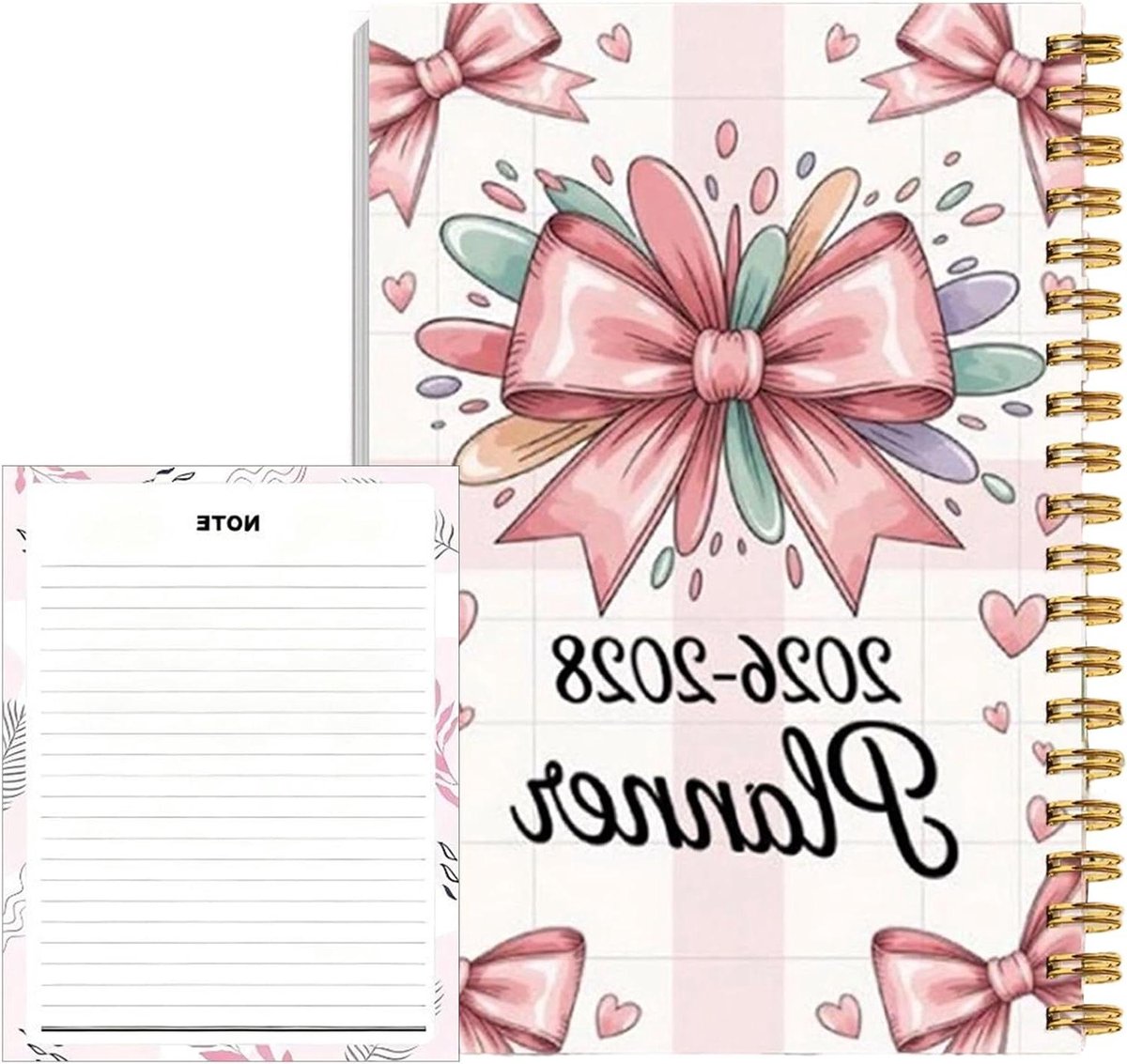 Agenda 2026-2028 - Kalender Notitieboek - Planning en Organisatie - Drie Jaar Overzicht - 14 x 21 cm - Meerkleurig
