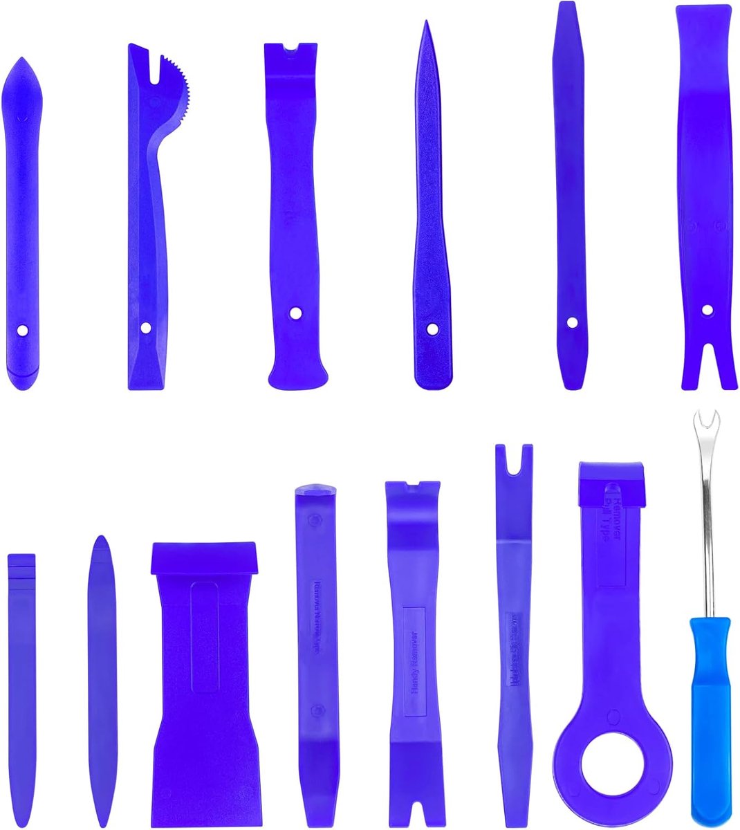 14 stuks Autodemontagegereedschap Set Blauw, gereedschap