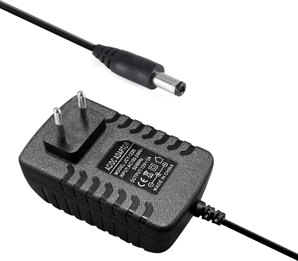 12V 2A voedingsadapter universele transformator AC 110-240V naar DC 12V 2A 24W adapter schakelende voeding Euro-stekkervoeding voor LED-stripverlichting, router, CCTV-camera