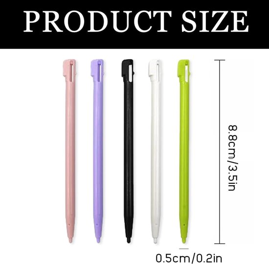 touchscreenpen, set van 10 styluspen voor Nds Ds Lite Dsl Ndsl Ndsl — afbeelding 5