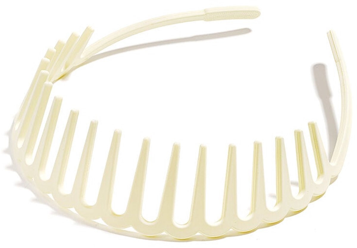 Elegant solid color hair bands for women - Gebroken wit