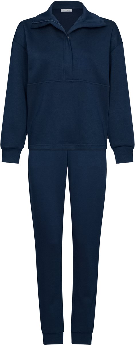Pastunette Premium - Huispak - Blue Mirage - Polyester/Viscose - Blauw - Maat 44