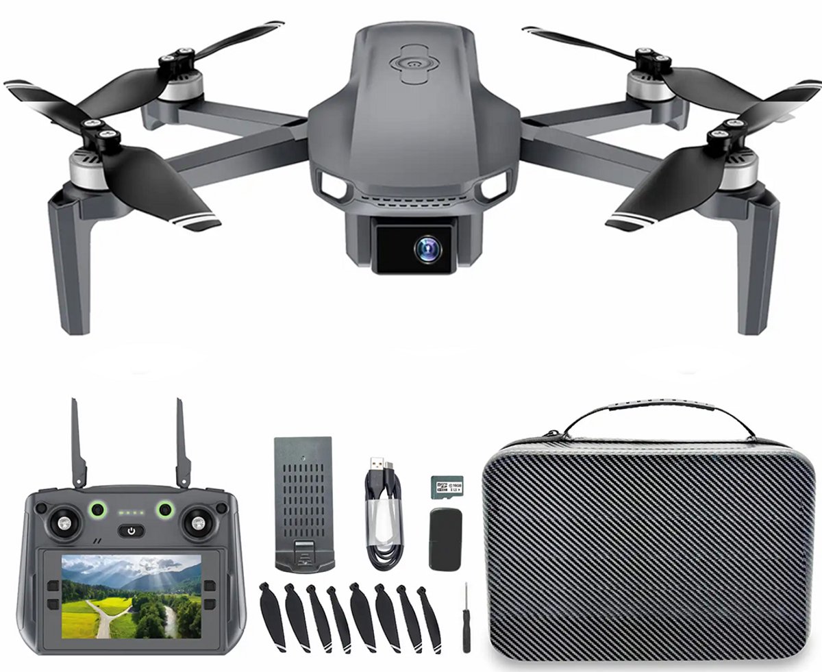 Denver Drone met GPS en Camera - Besturing via controller met 4 inch scherm - 3K video & 4K foto