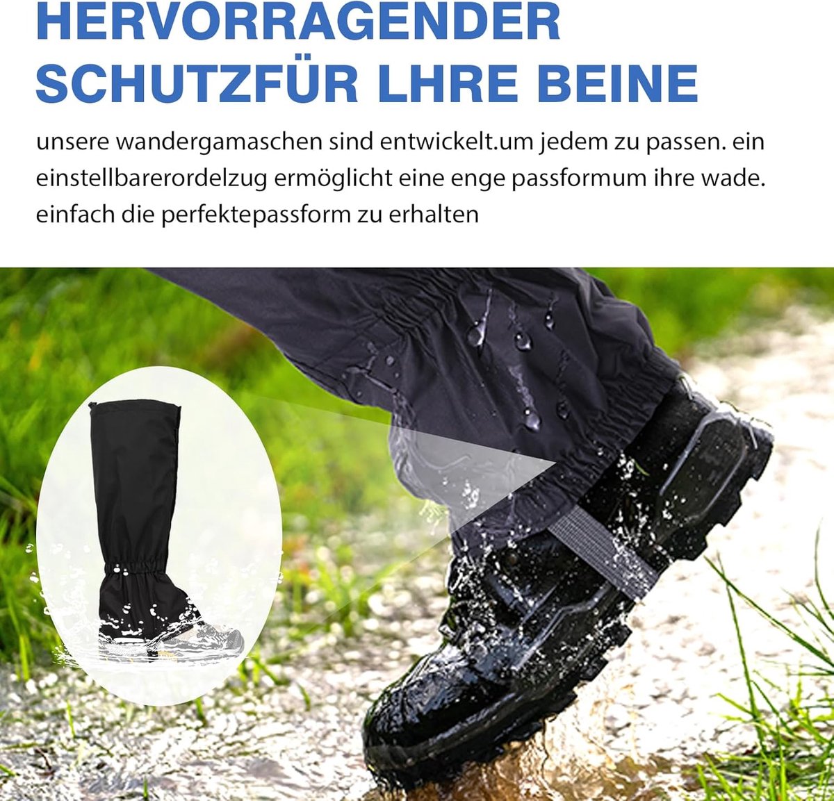 beenkappen voor kinderen, waterdichte beenkappen voor kinderen, sneeuw, wandelen, instelbare ademende beenbescherming, sneeuwbeschermers voor outdoor, wandelen, klimmen, trekking,
