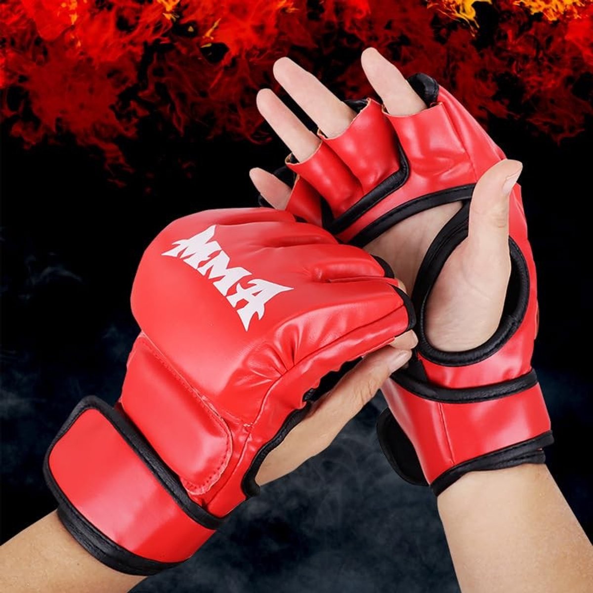 Omgoods - Professionele MMA-handschoenen voor volwassenen - Hoge kwaliteit en schokabsorptie
