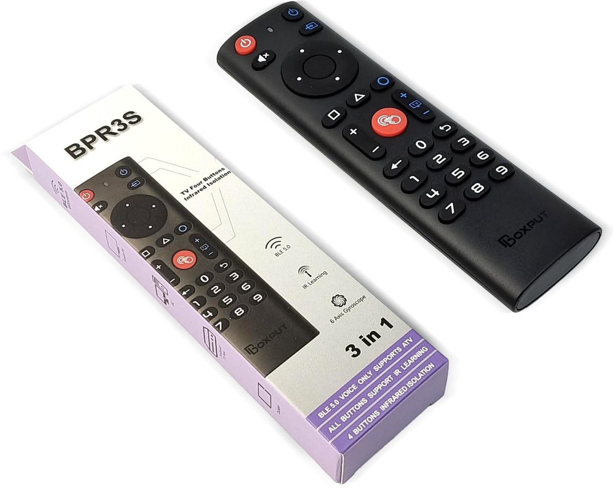 Omgoods - BPR3S Universele Air Mouse Afstandsbediening - Met Stemcontrole