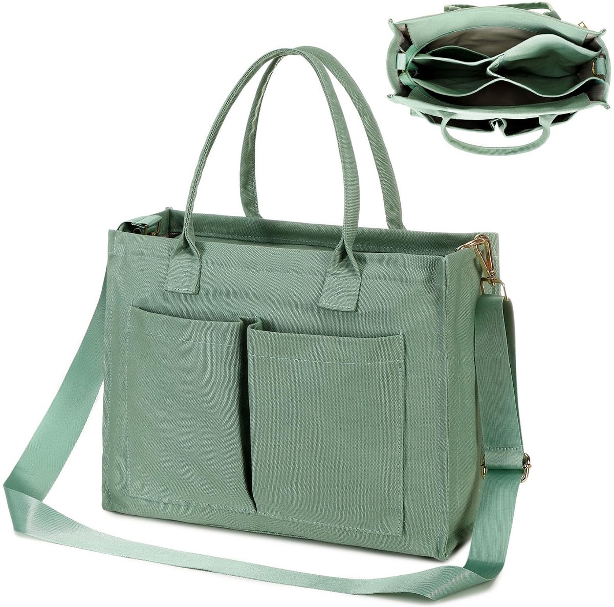 Omgoods - Canvas Tote Bag - Grote Shopper Handtas voor Vrouwen