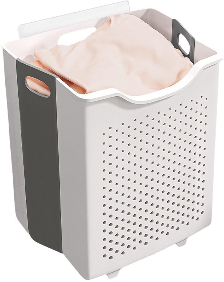 Omgoods - Vouwbare Wandopbergmand voor Wasgoed 29 x 28 x 16 cm