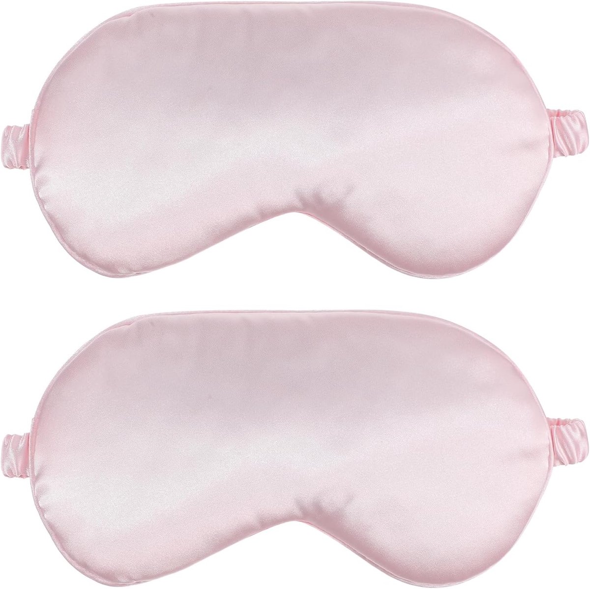 2 stuks zijden slaapmasker voor dames, zachte zijden slaapmasker, oogmasker met verstelbare riem, oogmasker om te slapen, lichtblokkerende slaapbril, oogslaapbescherming, nachtmasker voor heren en