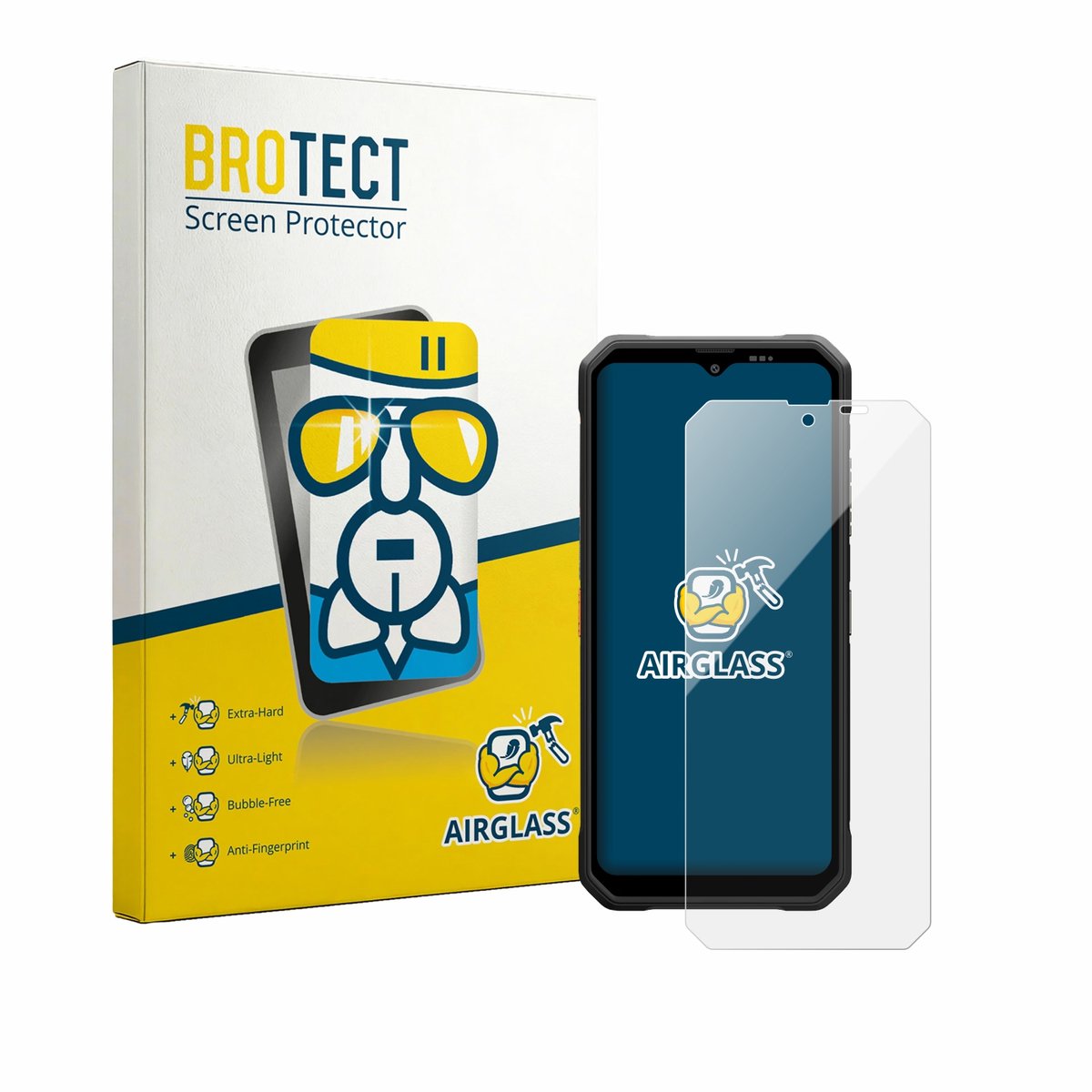 Screenprotector voor Blackview Fort 2 Beschermglas transparant