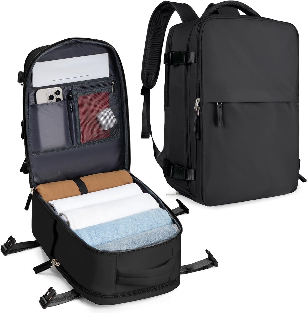 Omgoods - Ryanair Handbagage Rugzak 40x20x25 - Ideale Reisbackpack met Schoencompartiment
