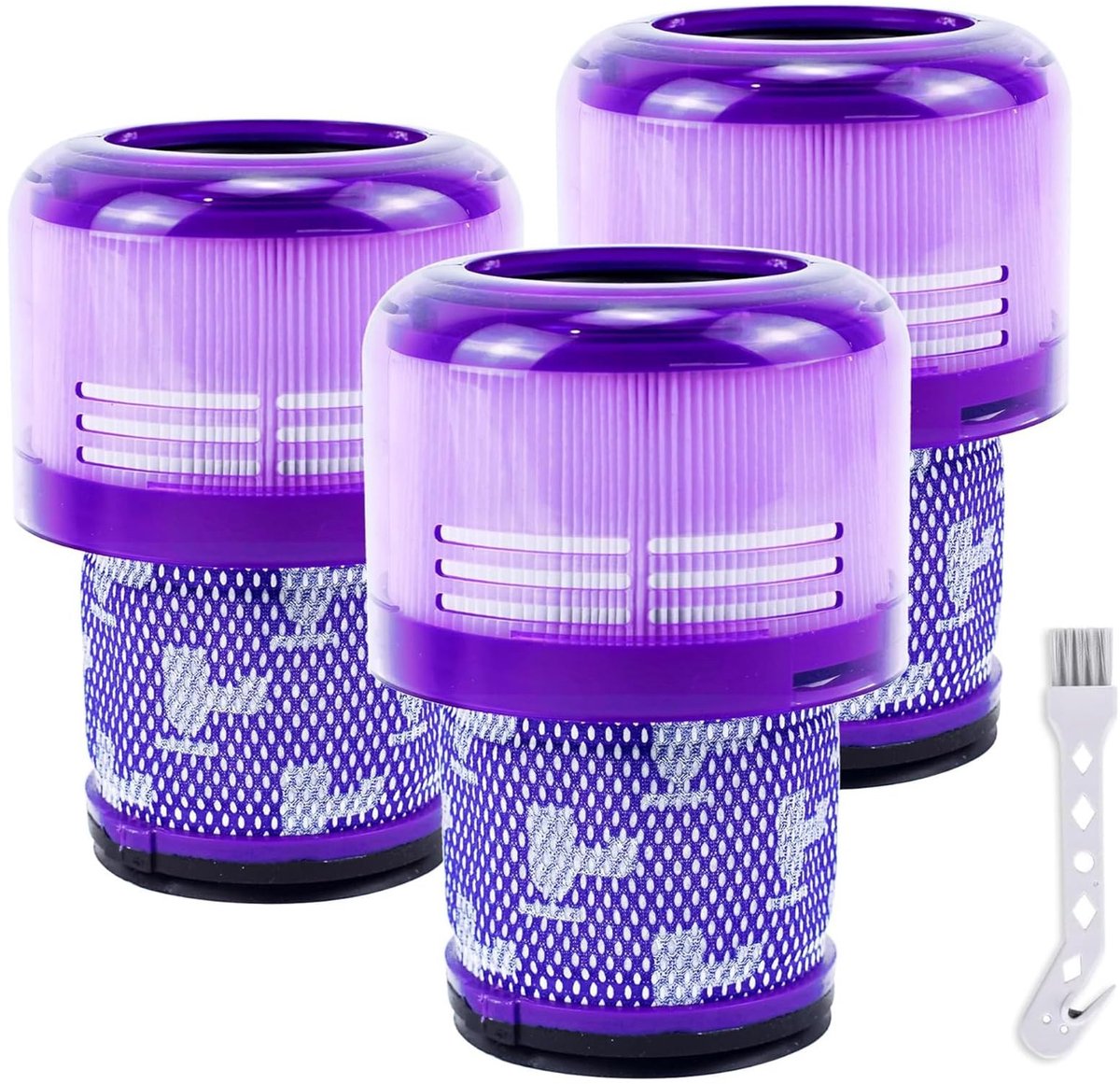 Omgoods- Filters Set van 2 - Vervangfilters voor Dyson V11/SV14 - Wasbaar/Herbruikbaar - Compatibel met V11 Absolute/Animal - DY-970013-02 - Stofzuigerfilter