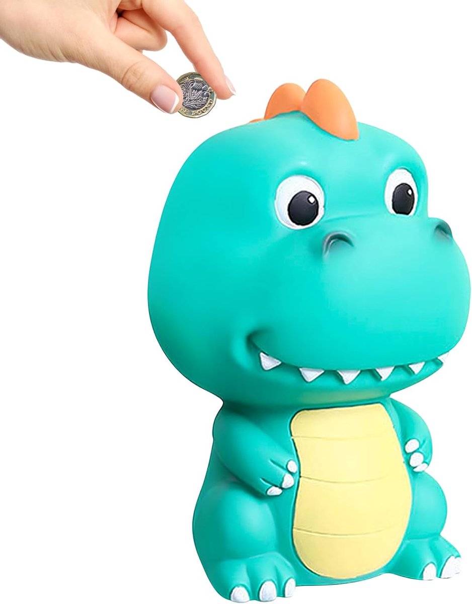 Bambini, Salvadanaio Apribile, Salvadanaio Porcellino Salvadanaio Dinosauro Grande per Aiutare i Bambini a Costrueren Abitudine al Risparmio