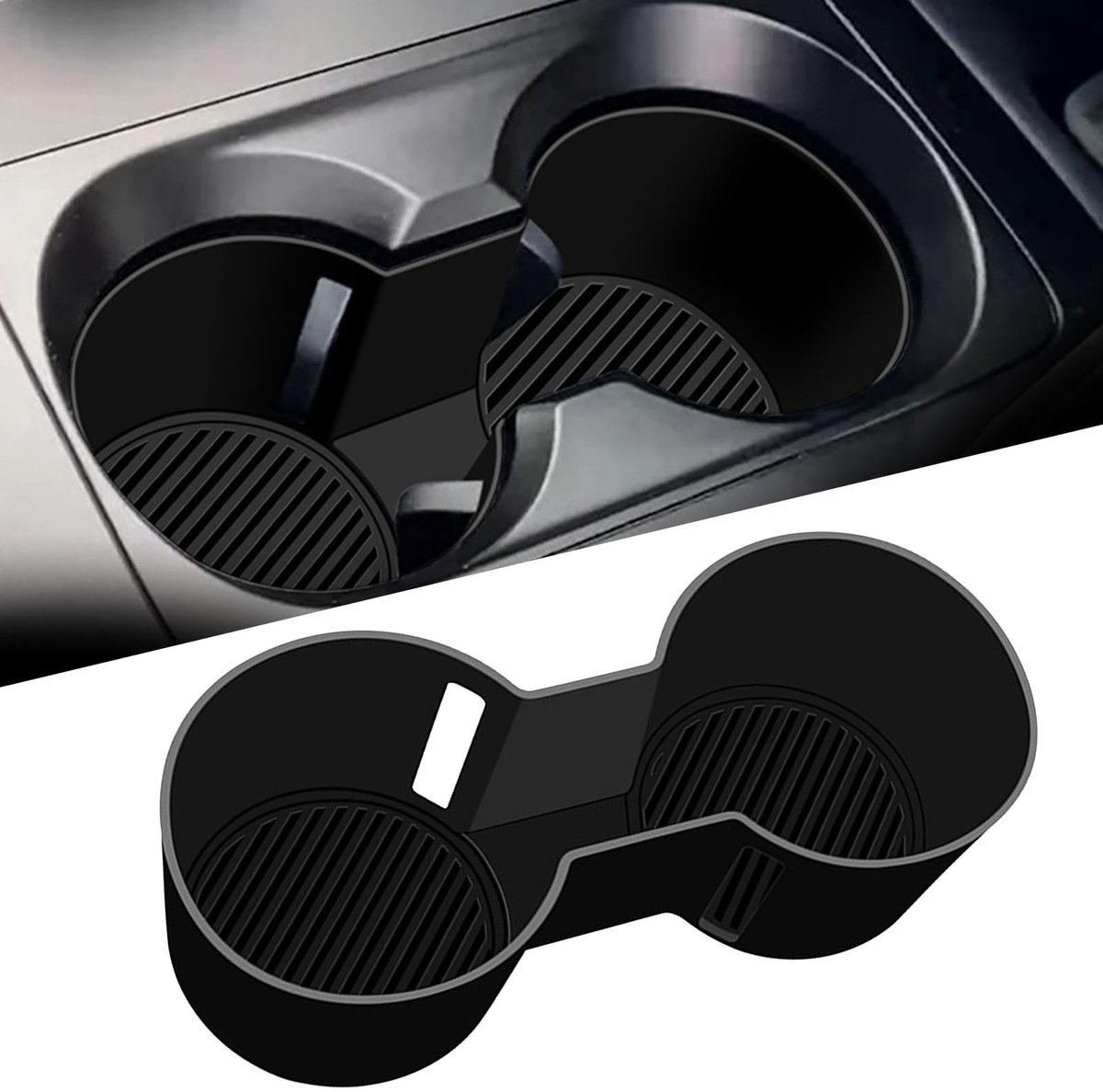 Omgoods - Silicone Cup Holder Organizer voor Mazda CX60 2022-2025