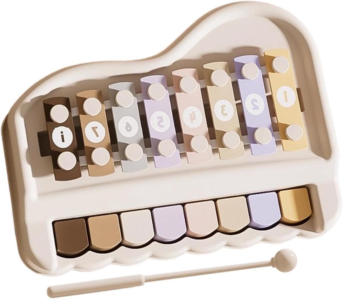 Kinder Piano Xylofoon - Muziek Speelgoed Instrument - Creatief Spelen Leren - 2-in-1 Ontwerp