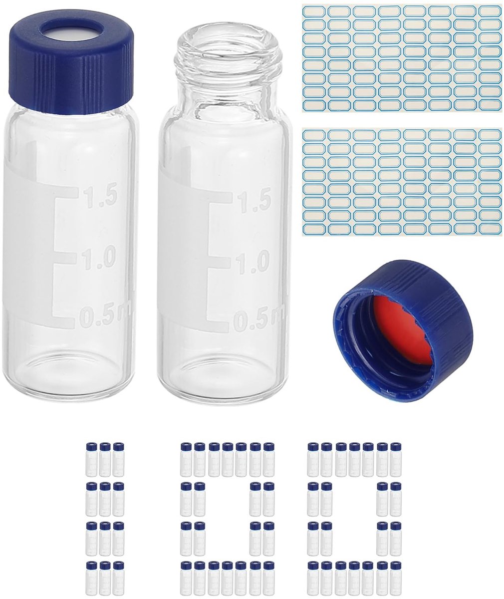 Omgoods - 2 ml Autosampler Injectieflacon - 100 Stuks voor Laboratoriumgebruik