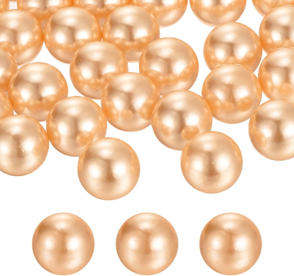 100 stuks, 18 mm, champagnekralen, ABS-kunstparels, vazenvuller, 300 g, ornamentvulling voor knutselen, middenstukken, sieraden, aquariumdecoratie
