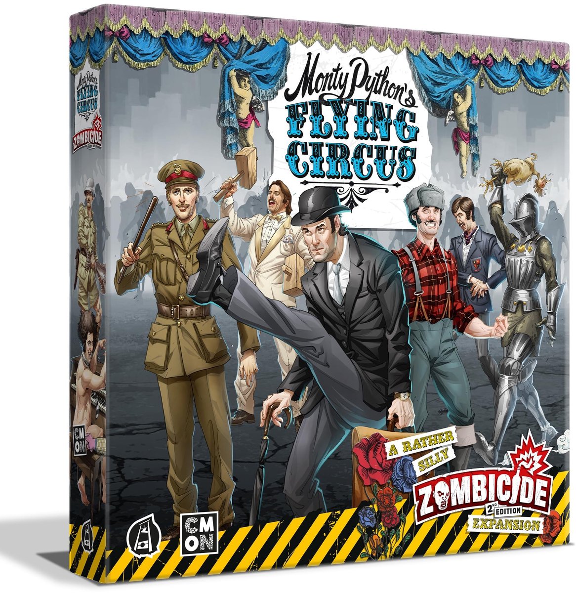 Omgoods - Zombicide Monty Pythons Flying Circus Karakterpakket - Strategisch Bordspel voor 1-6 Spelers