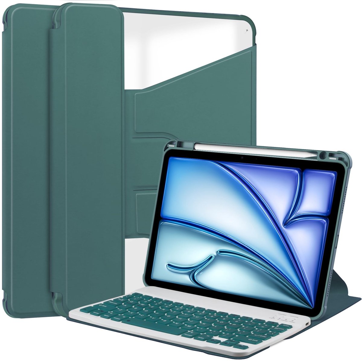 Omgoods - Smart Cover Case voor Apple iPad Air 11 Inch - Beschermende Flip Case met Auto Sleep/Wake Functie