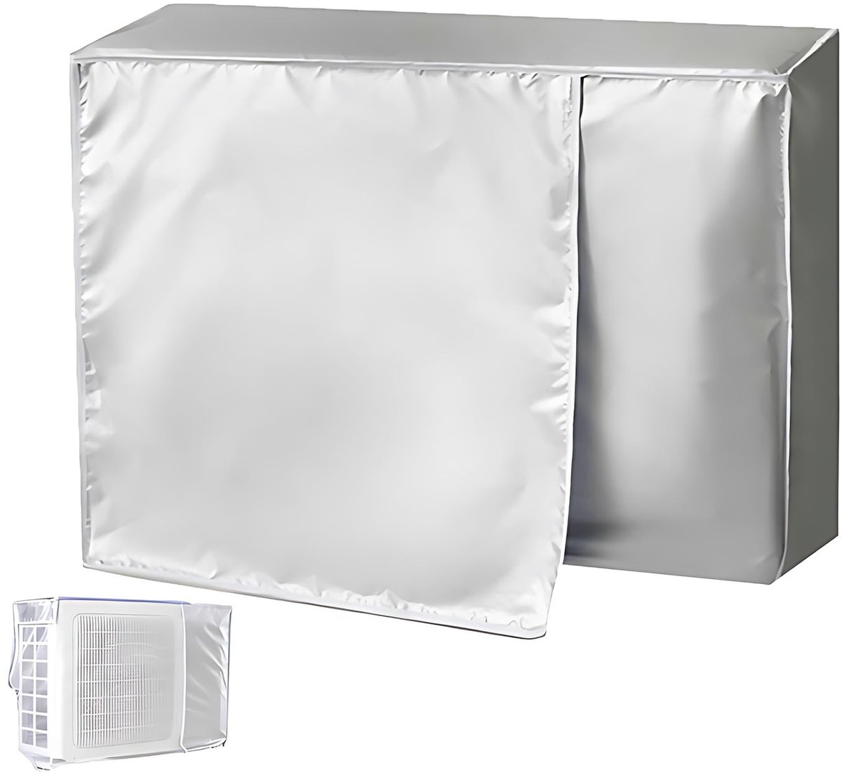 Omgoods - Beschermhoes voor Buitenairconditioning - Bescherming tegen Stof en Zon (96 x 40 x 70 cm)