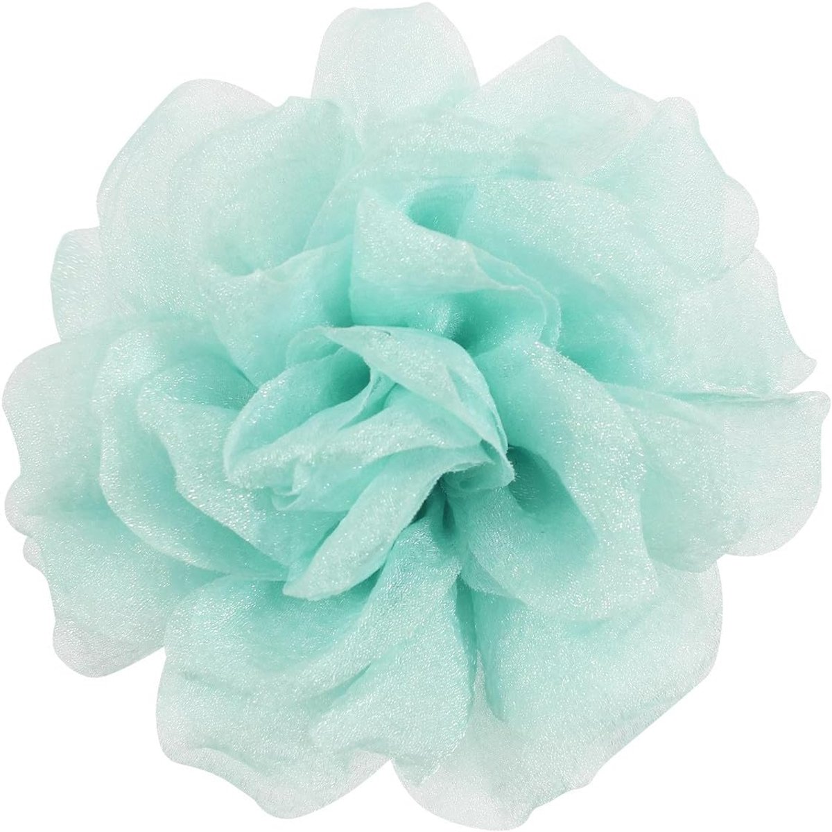 Haarspeld roos broche hoofdtooi bloem haarspeld haarspeld roos haar barrette accessoires voor vrouwen meisjes party bruiloft groen (11 cm)