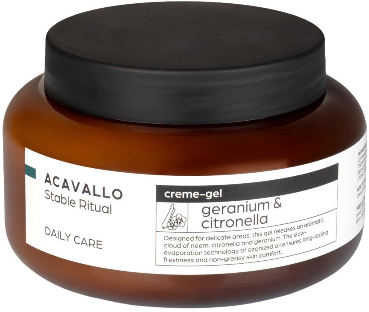 Acavallo Geranium & Citronella anti-vliegen Cream Gel 500ml