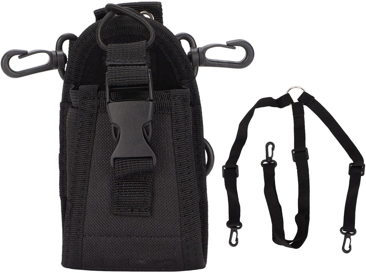 2-weg radio-etui Walkie-walkie-talkie-houder Nylon beschermende multifunctionele 2-weg radio-etui voor Baofeng UV-5R UV-82(MSC-20E)