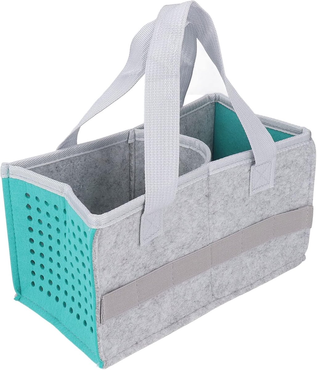 Draagtas voor Toniebox Starterset, Vilten Reisopbergtas voor Box met Elastische Banden Figures Characters Organizer Case met Handvat (blauw meer)
