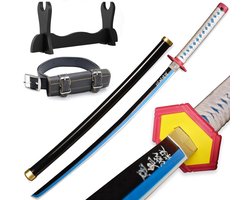 Omgoods - Anime Ninja Bamboe Katana - 104 cm Zwaard met Band en Houder voor Cosplay
