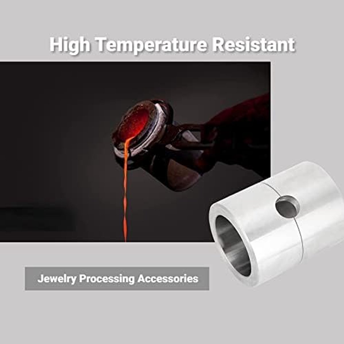 Zandbak, Hoge Temperatuur Sieraden Ring Kleine DIY Metalen Sieraden Gietvorm, Aluminium Legering Delft Gieten Zandbak Smeltkroes DIY Sieraden Gieten Container Repareren