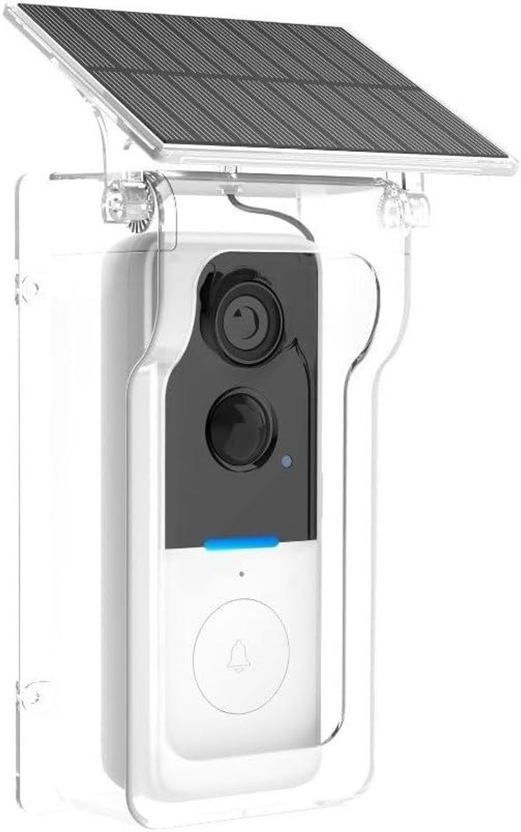 Draadloze Deurbel Camera - Video Intercom Smart Deurbel - Thuisbeveiliging - Zonne-energie Aangedreven - 17 x 9 x 5 cm