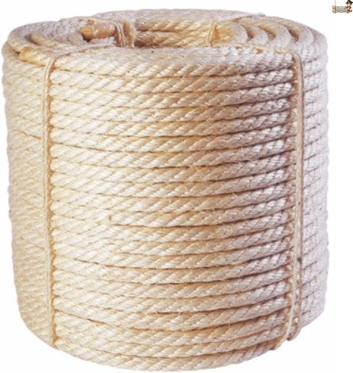 Sisal touw - Ambachtelijk touw Decoratie touw - Knutselen en Decoratie - Natuurlijke vezels - 10 meter - Taupe