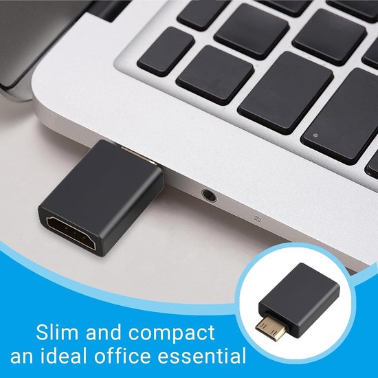 HDMI koppelingsadapter 4K 60Hz - 2 stuks - hoge snelheid - perfect voor soundbar en monitor - ShopVlot — afbeelding 2