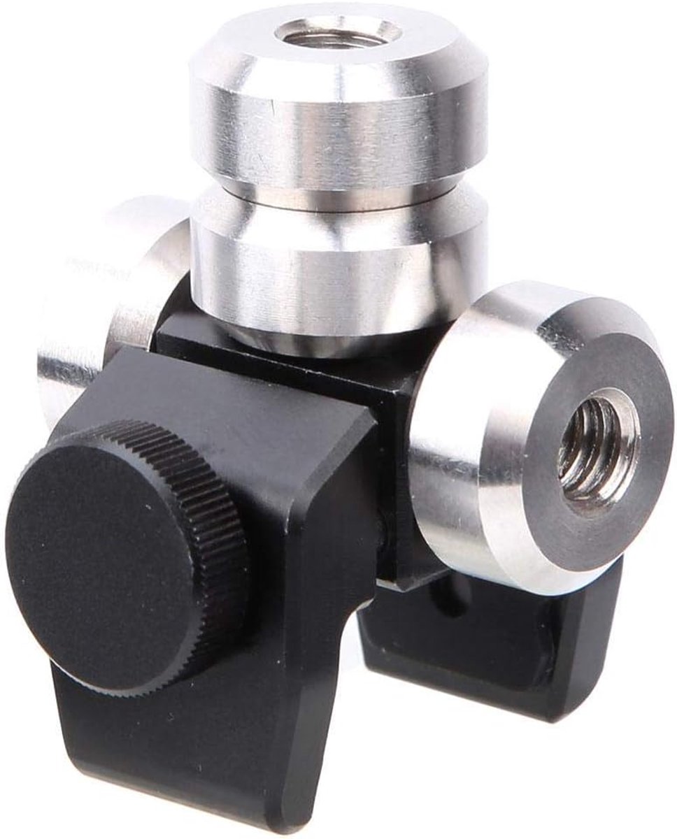 SnelShoppen - Professionele Stabilizer Weight met Verstelbare Gimbal Stabilizer ContraGewicht + 15mm-25mm Clip Klem Kit voor Mobiele 3-Axis Stabilizer