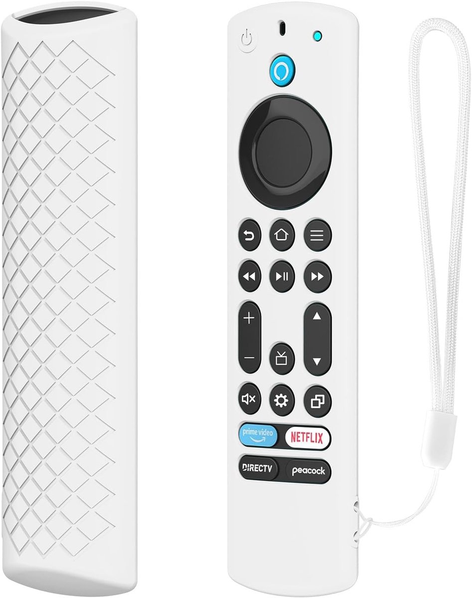 SnelShoppen - Afstandsbediening Hoes voor Firestick 4K Max/Toshiba/Insignia Alexa Stemafstandsbediening, Lichtgewicht Schokbestendige Siliconen Besche