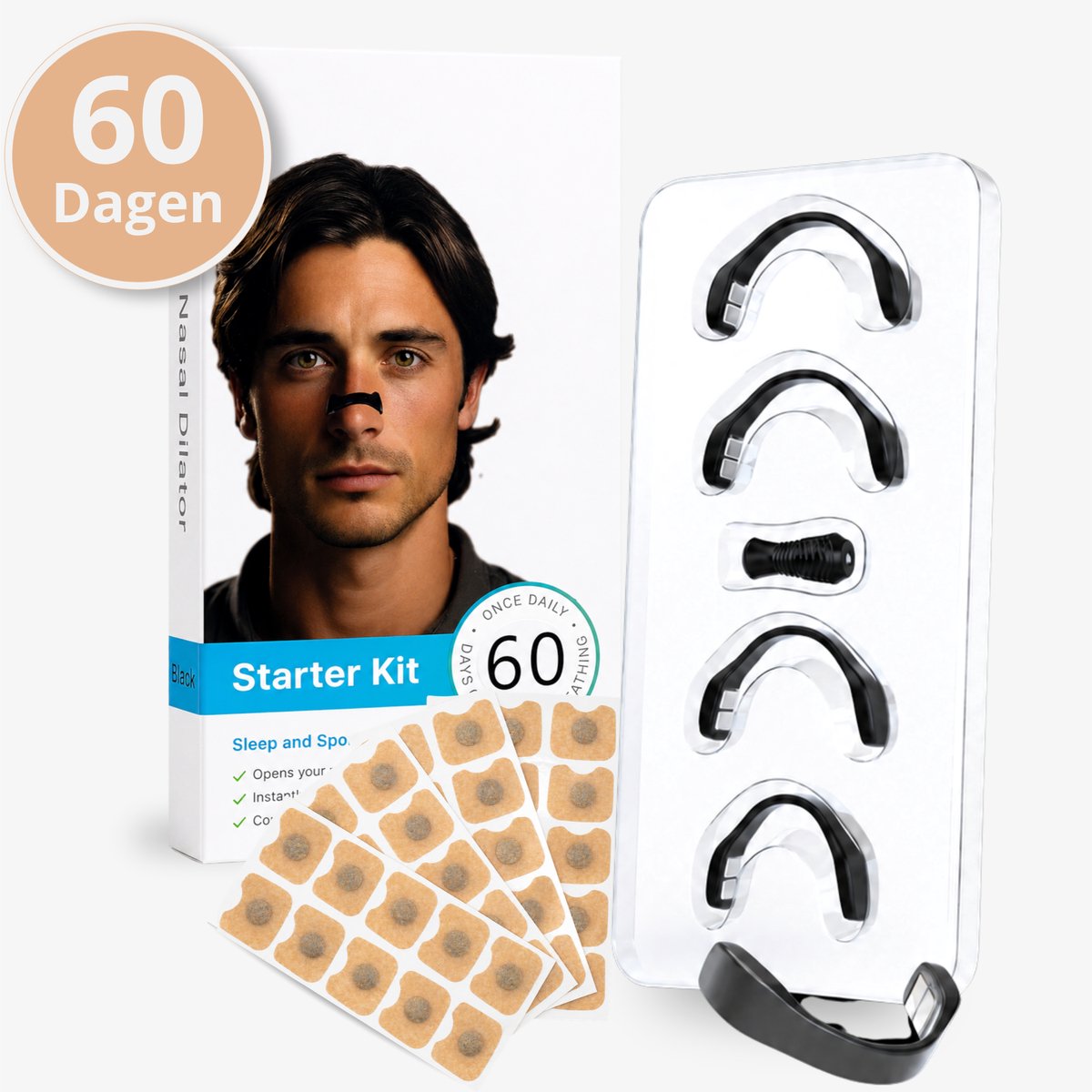 Be Able Magnetische Neusstrips productafbeelding